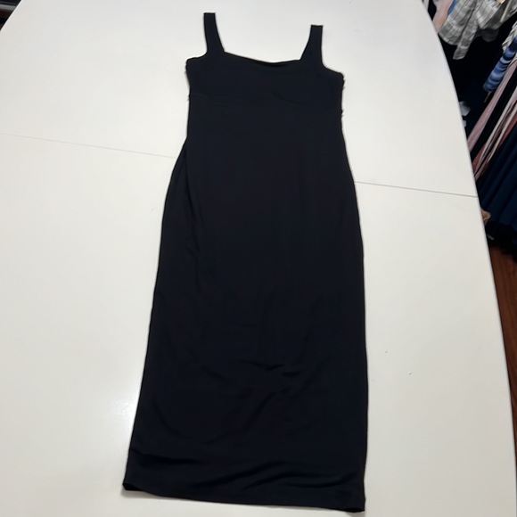 NWT Good American The 90’s Tank Midi Dress Black Size S - Picture 8 of 16